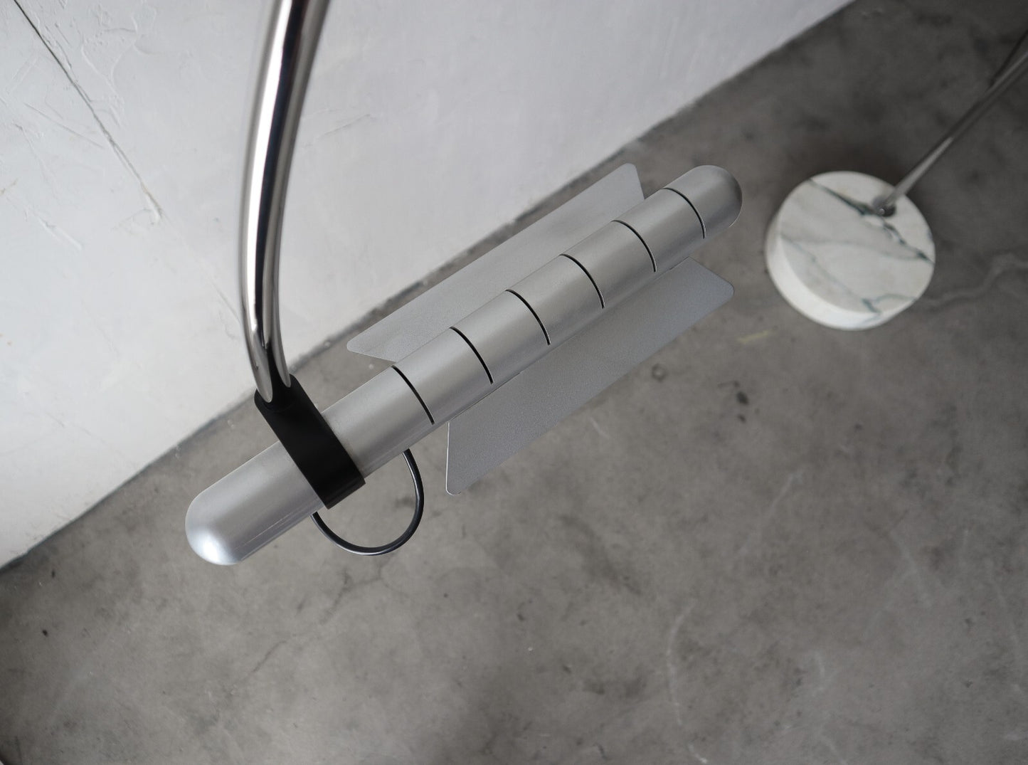 Baltensweiler Halo Mobil Marble Adjustable Arc Floor Lamp